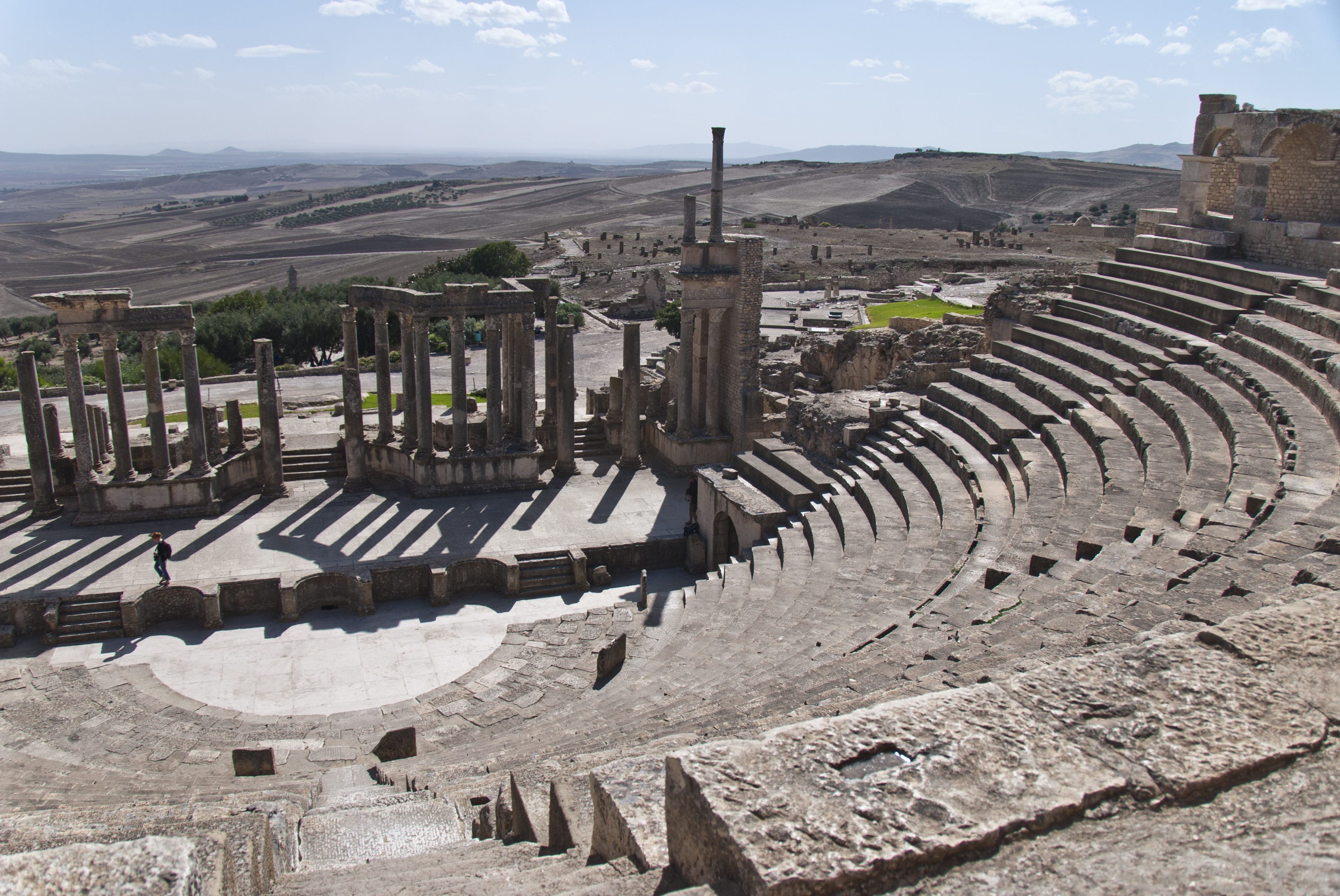 Dougga - römisch archäologische Stätte